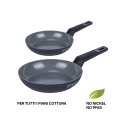 Set aus 2 Pfannen aus Aluminium mit Antihaft-Keramikbeschichtung Berlino Angebot
