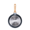 Ensemble de 2 poêles en aluminium antiadhésives noires avec manche en bois Fuji Remises