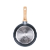 Ensemble de 2 poêles en aluminium antiadhésives noires avec manche en bois Fuji Remises