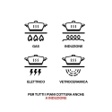Set 2 padelle alluminio antiaderente nero manico in legno Fuji Catalogo
