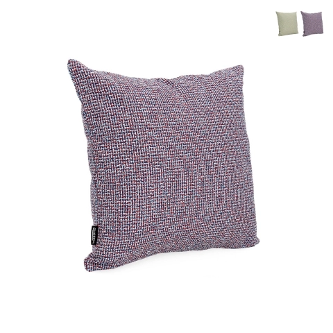 Coussin carré 50x50 cm grand pour extérieur déperlant melange Dilana Promotion