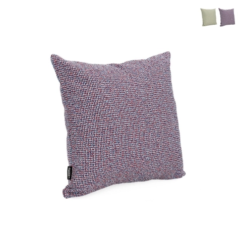 Coussin d'extérieur carré 45x45 cm déperlant mélangé Dilana Promotion