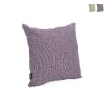 Coussin d'extérieur carré 45x45 cm déperlant mélangé Dilana Promotion