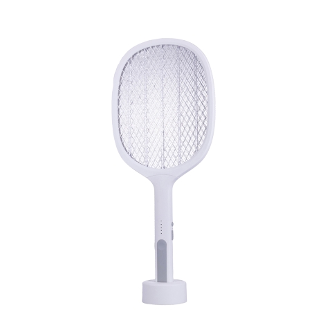Raquette anti-insectes électrique rechargeable avec support LED Duo Promotion