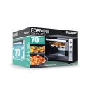 Forno elettrico ventilato 70 litri con doppio vetro 2500W Lini Scelta