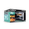 Forno elettrico ventilato 70 litri con doppio vetro 2500W Lini Scelta