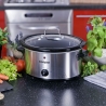 Pentola slow cooker elettrica in acciaio inox 3,5 L 200W Valentina Vendita