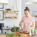 Pentola slow cooker elettrica in acciaio inox 3,5 L 200W Valentina Offerta