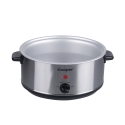 Pentola slow cooker elettrica in acciaio inox 3,5 L 200W Valentina Stock