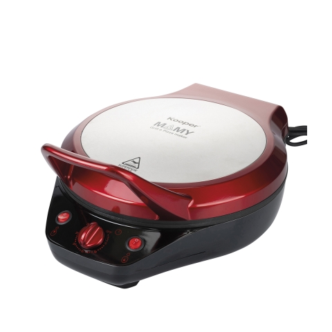 Four à pizza et grill avec double plaque antiadhésive 1200W Mamy Promotion