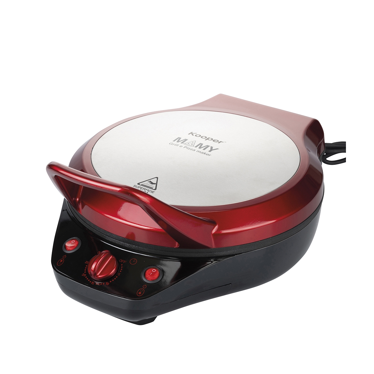 Four à pizza et grill avec double plaque antiadhésive 1200W Mamy Promotion Four à pizza et grill avec double plaque antiadhésive 1200W Mamy Promotion