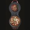 Four à pizza et grill avec double plaque antiadhésive 1200W Mamy Dimensions