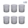 6-teiliges Gläser-Set, 340 ml, mit dekorierter Oberfläche Edinburgh Aktion
