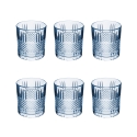 Ensemble de 6 verres à eau 340 ml en verre décoré Dublin Réductions