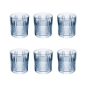 Ensemble de 6 verres à eau 340 ml en verre décoré Dublin Réductions
