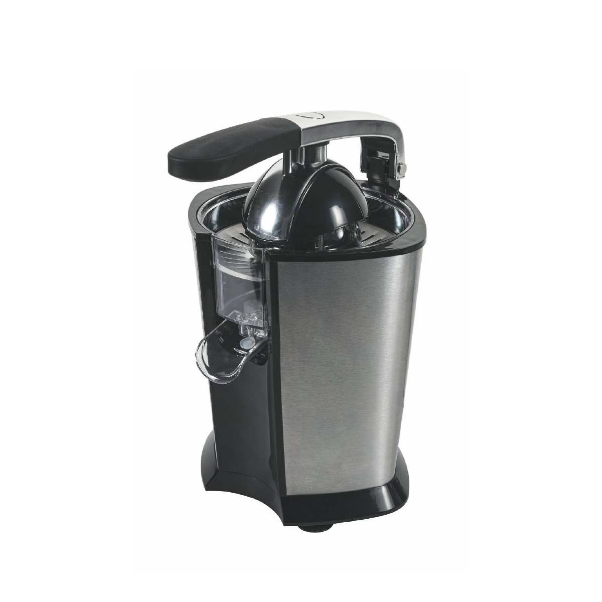 Presse-agrumes électrique avec levier, filtre en inox, bec verseur, 160W Juicy Promotion Presse-agrumes électrique avec levier, filtre en inox, bec verseur, 160W Juicy Promotion