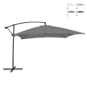 Garten-Sonnenschirm 3x2m mit seitlichem Ausleger aus Stahl Kios Angebot