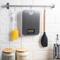 Balance de cuisine numérique 5 kg surface en acier inox Varza Vente