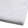 Surmatelas simple en mousse à mémoire de forme 80x190cm déhoussable Mavka Promotion