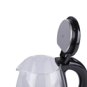 Bollitore elettrico con caraffa in vetro base luce LED 1800W Nashi Catalogo