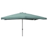 Parasol de jardin 3x4 à mât central ouverture par manivelle Cuba Achat