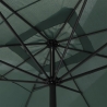 Parasol de jardin 3x4 à mât central ouverture par manivelle Cuba Prix