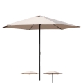 Parasol de jardin rond 3m à mât central Cuba Promotion