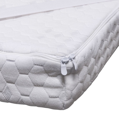 Surmatelas 160x190 en mousse à mémoire de forme blanc Nuvia Promotion