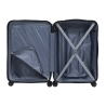 Valise cabine 4 roues 360° avec serrure à combinaison double zip Diamond 