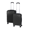Set 2 Koffer mit 4 Rollen 360° und Doppelreißverschluss Diamond Angebot