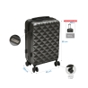 Set 2 Koffer mit 4 Rollen 360° und Doppelreißverschluss Diamond 