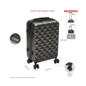 Set 2 Koffer mit 4 Rollen 360° und Doppelreißverschluss Diamond 