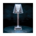 Wiederaufladbare RGB-Touchlampe mit 4 einstellbaren Lichtern Diamond Crystal Auswahl
