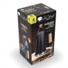 Cafetière moka 4 tasses en aluminium noir avec manche en bois Industry Offre