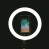 Lampe annulaire LED pour selfie avec support pour smartphone Fira Vente