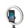 Lampe annulaire LED pour selfie avec support pour smartphone Fira Dimensions