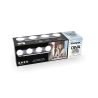 Lampada da specchio con ventose 4 bulbi luce LED a batteria Diva Catalogo