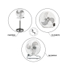 Ventilatore a piantana tavolo parete 3in1 regolabile Planetarium Stock