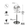 3in1 Stand-, Tisch- und Wandventilator, höhenverstellbar Planetarium Auswahl