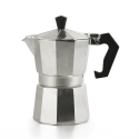 Traditionelle Espressokanne Moka 2 Tassen aus Aluminium Morning Aktion