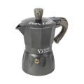Moka da caffè 3 tazze in alluminio con manico effetto legno Buon Caffè Promozione
