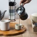 Aluminium-Espressokocher 3 Tassen mit Holzgriff Buon Caffè Verkauf