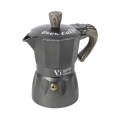 Cafetière 2 tasses en alliage d'aluminium avec poignée effet bois Buon Caffè Promotion