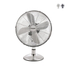 Ventilatore da tavolo in acciaio 3 pale Ø30 velocità regolabile Kurnel Promozione