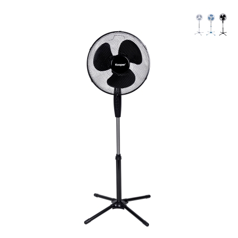 Standventilator, Kreuzfuß, 3 Geschwindigkeiten, 45 W, 133 cm, ArticFresh Aktion