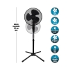 Standventilator, Kreuzfuß, 3 Geschwindigkeiten, 45 W, 133 cm, ArticFresh Angebot