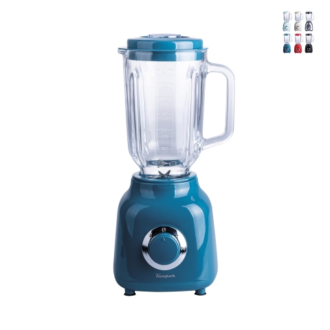Blender électrique 500W avec carafe en verre 1,5L et lames en acier inoxydable Dari Promotion