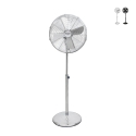 Norek Standventilator mit 4 Aluminiumflügeln, 3 Geschwindigkeiten Aktion
