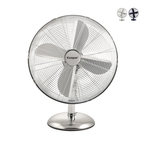 Tischventilator mit 3 einstellbaren Geschwindigkeiten und Oszillation Azhin Aktion