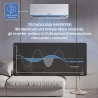 Condizionatore 12000 btu inverter pompa di calore con telecomando Aero Modello
